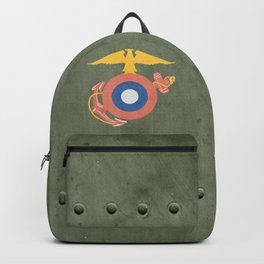 USMC 1918 Roundel WWI Aircraft Insignia Marines Backpack | Aircraft, Graphicdesign, Wwi, Military, Usmc, 1918, Digital, Armed Forces, Insignia, American 