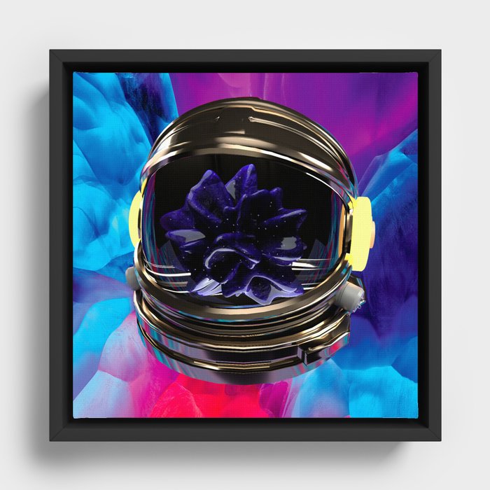 Lost in space Framed Canvas