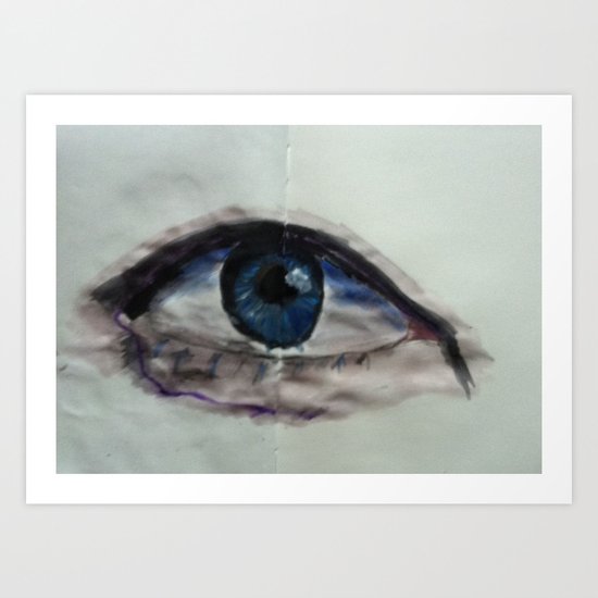 Watercolor Eye Art Print