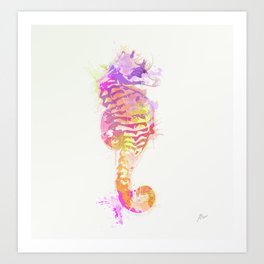 Seahorse Art Print