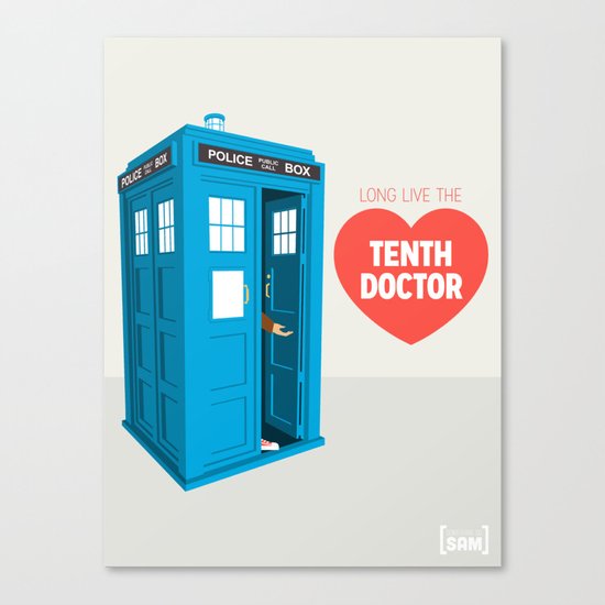 Doctor Who: Long Live the Tenth Doctor Canvas Print