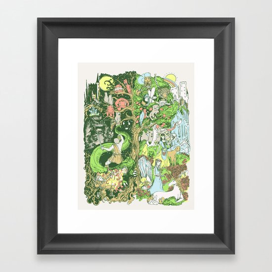 Sinister Dexter Framed Art Print