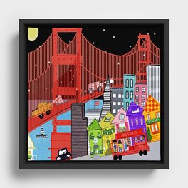 San Francisco Framed Canvas