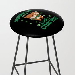 Squirrels Are My Lucky Charms St Patrick's Day Bar Stool