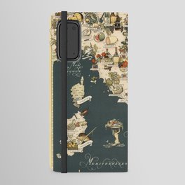 Gastronomic Map of Italy 1949 Android Wallet Case