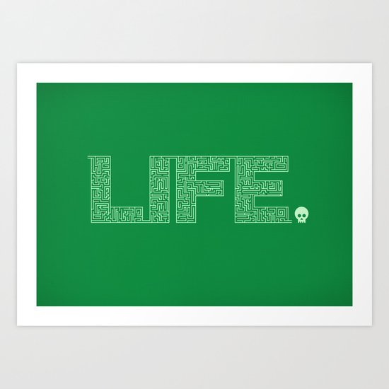 Life is Amazing Art Print