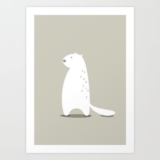 BEAVER Art Print