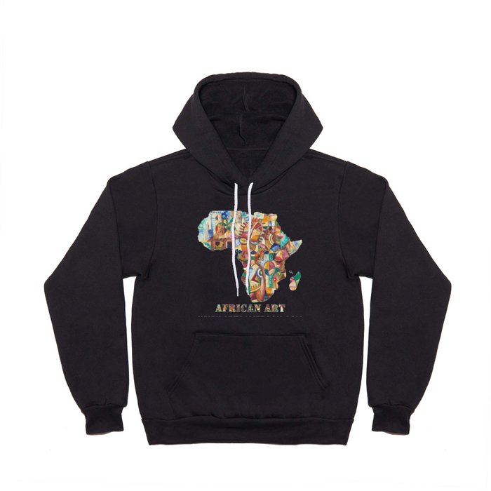 Welcome African Village Painting Hoody
