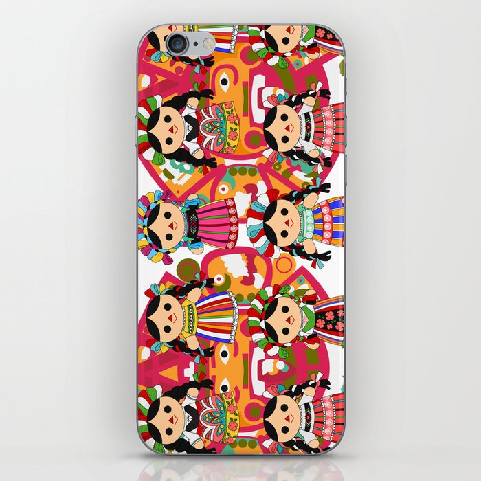 Mexican Dolls iPhone Skin