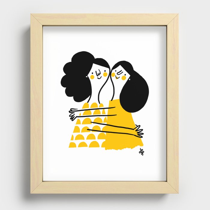 The Girls Recessed Framed Print