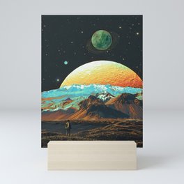Exploring The Cosmos - Retro Space Mini Art Print