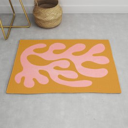 Lilac & Sundown: Matisse Paper Cutouts 03 Area & Throw Rug