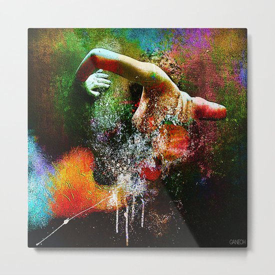 Abstract body 3 Metal Print