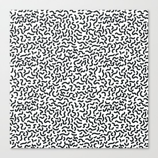Memphis pattern 3 Canvas Print