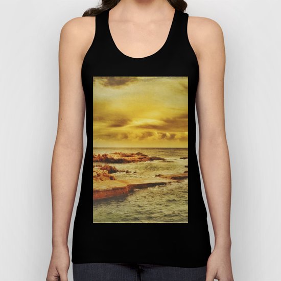 Autumn Sunset Unisex Tank Top