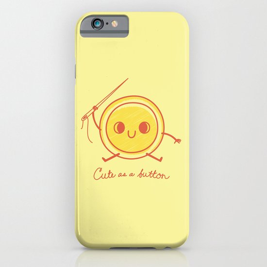 Cute as a button! iPhone & iPod Case
