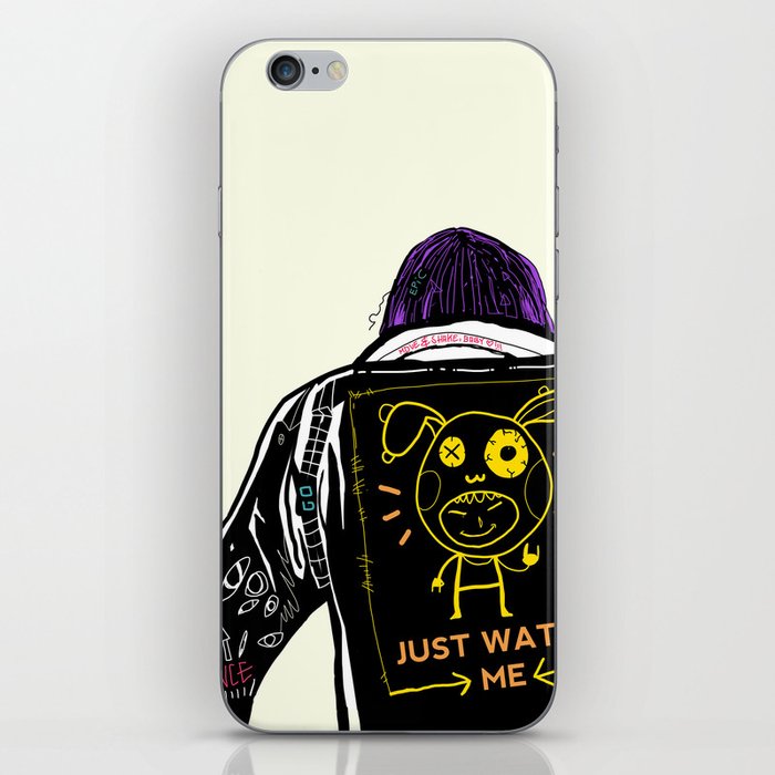Just watch me iPhone Skin