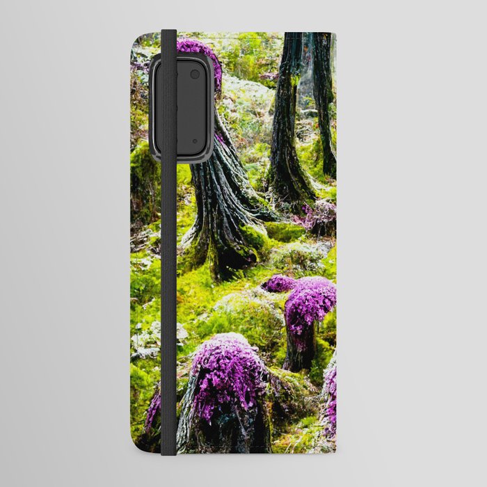 Purple Moss Android Wallet Case