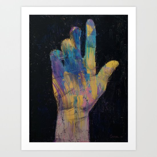 Hand Art Print