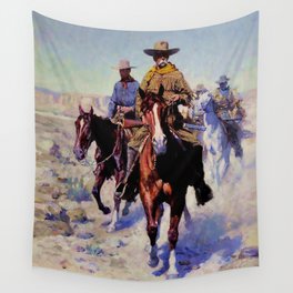 “The Pursuers” by W Herbert Dunton Wall Tapestry
