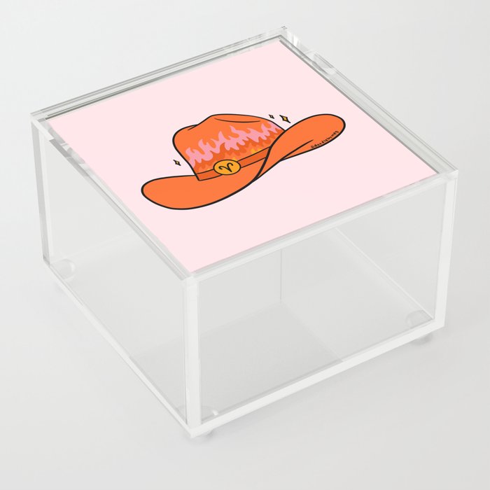 Aries Cowboy Hat Acrylic Box