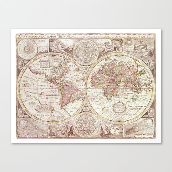 An Accurate Map Canvas Print