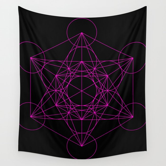 Metatron's sales cube tapestry