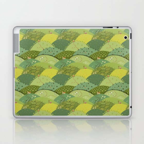 Green Hills Pattern  Laptop & iPad Skin