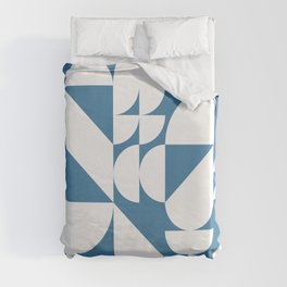 Geometrical modern classic shapes composition 18 Duvet Cover