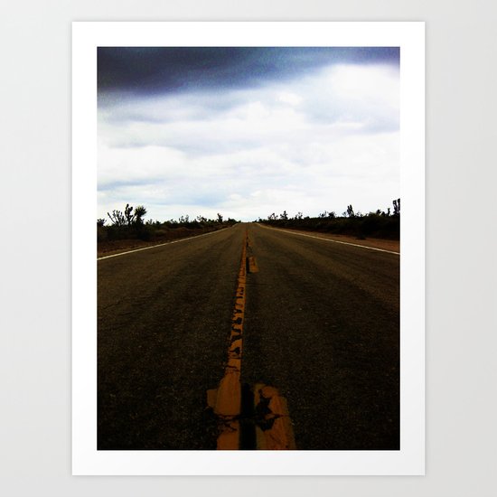Deserted Road Art Print