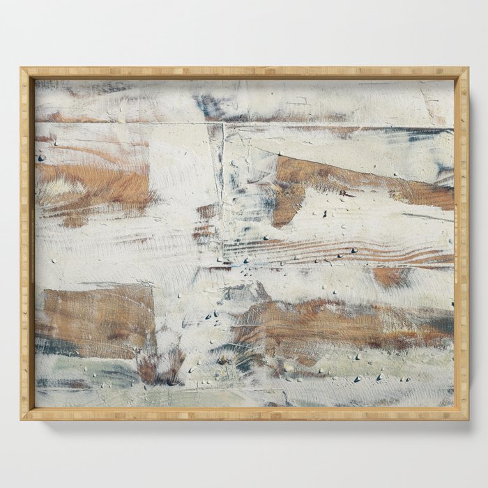 Wood Planks Epoxy Resin Repairing Shipboard Texture Serving Tray