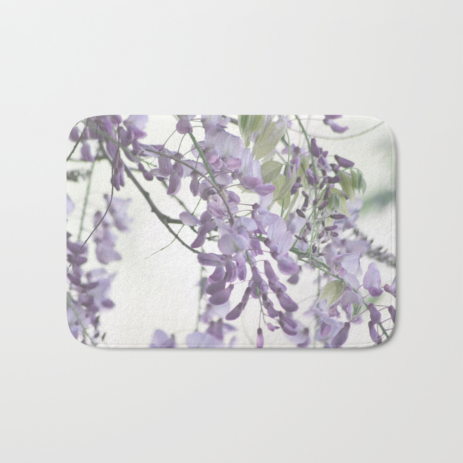 Wisteria Lavender Bath Mat By Lisaargyropoulos Society6