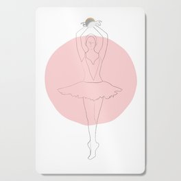 Ballet Dancer Illustration Cutting Board