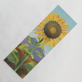 Sunflower Head Yoga Mat