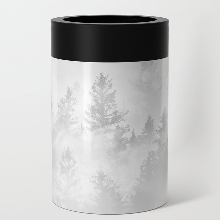 Soft Gray White Forest Dream #1 #decor #art #Society6 Can Cooler