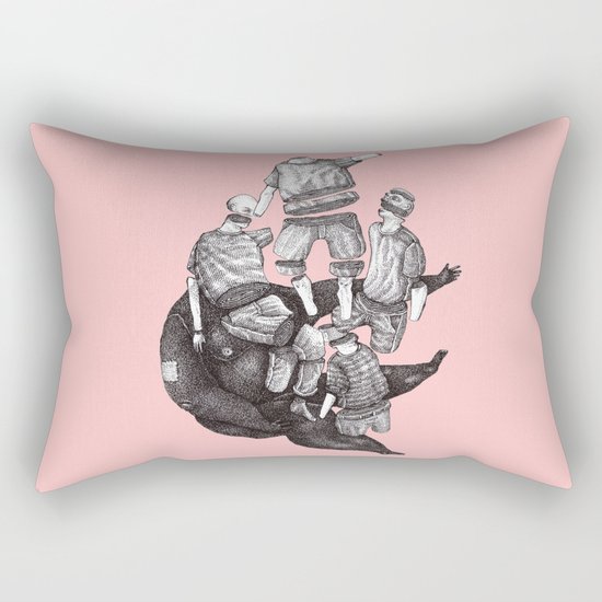 human scale Rectangular Pillow
