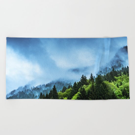 Charming Winter Beach Towel