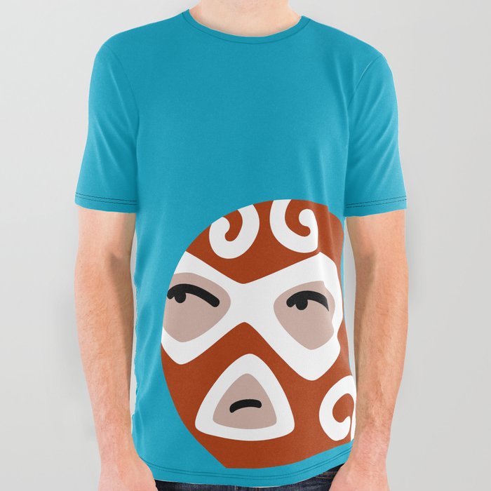 Luchador All Over Graphic Tee