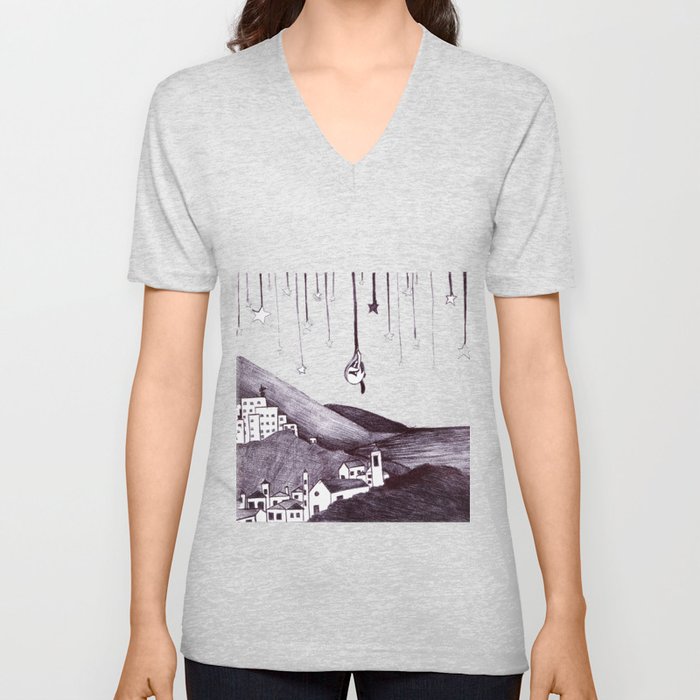 small star without the sky (piccola stella senza cielo) V Neck T Shirt