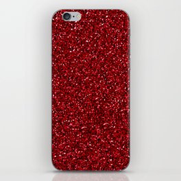 Red Sprinkled Glossy Modern Collection iPhone Skin