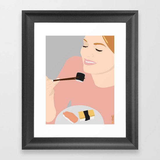Sushi!!!!! Framed Art Print