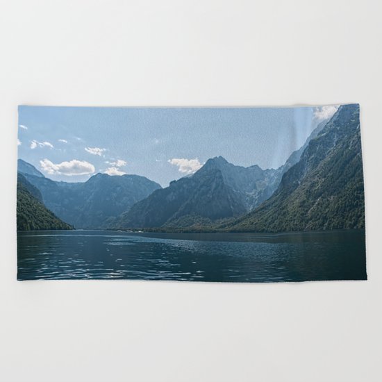 Bavaria - Koenigssee Lake Summer Beach Towel
