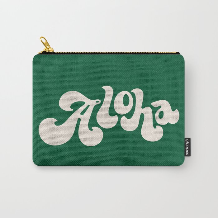 Aloha green Carry-All Pouch