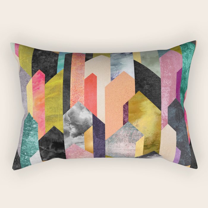 Crystallized Rectangular Pillow by Elisabeth Fredriksson Society6