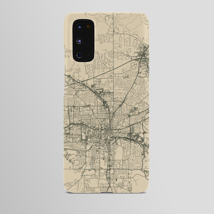 Tallahassee Minimalist Map - USA City Map Android Case
