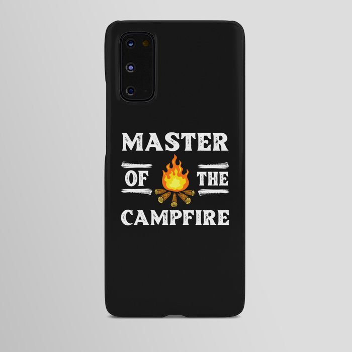Campfire Starter Cooking Grill Stories Camping Android Case
