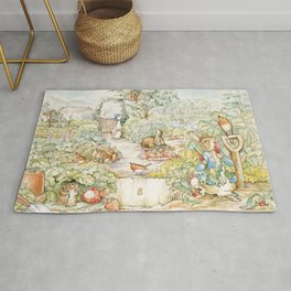 The World Of Beatrix Potter Area & Throw Rug