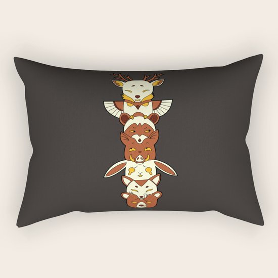 Totem Rectangular Pillow