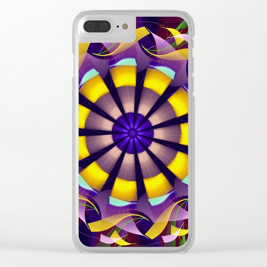 Mandala of Happiness Clear iPhone Case