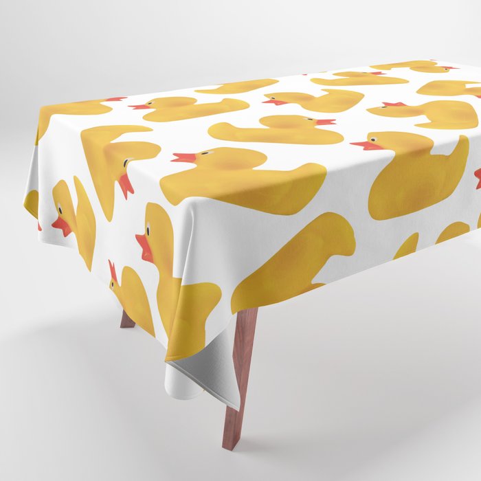 Rubber Duck pattern Design Tablecloth